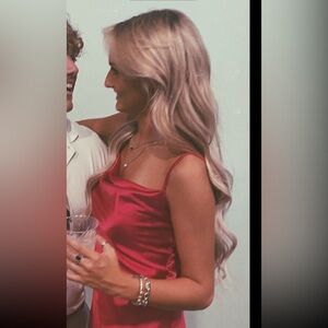 Satin Pink Cami Dress